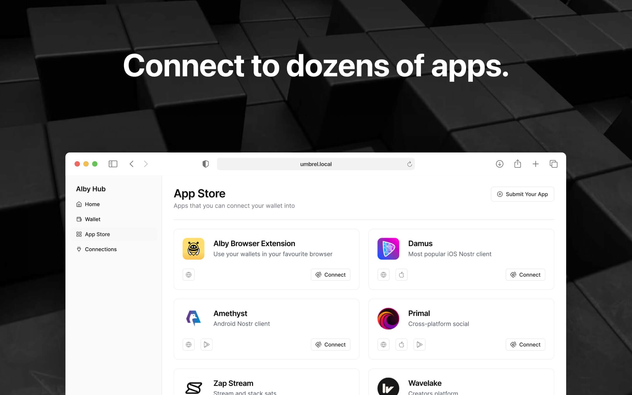 Screenshot 4 of Alby Hub ✨ app on Umbrel App Store