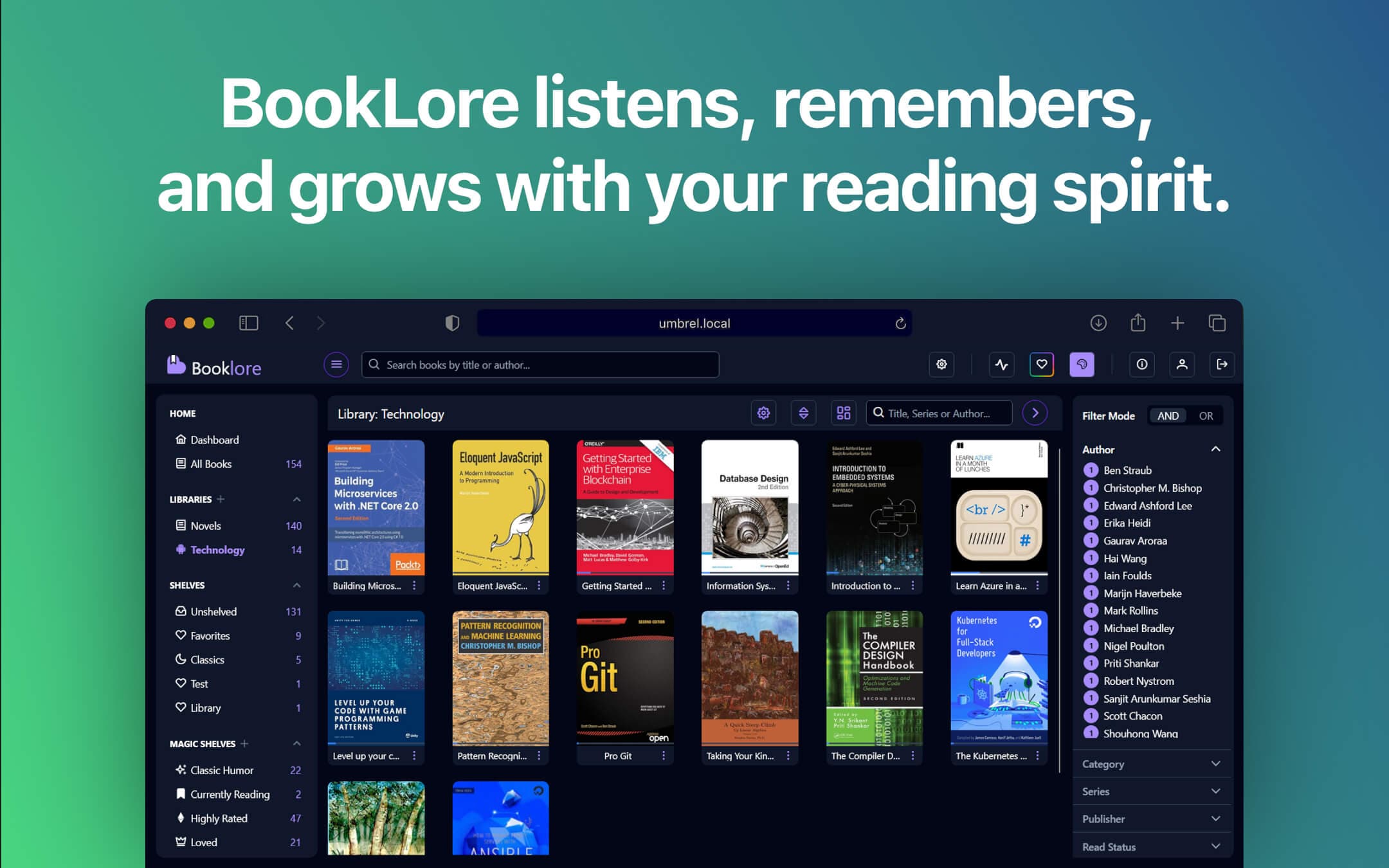 Screenshot 6 of BookLore app on Umbrel App Store