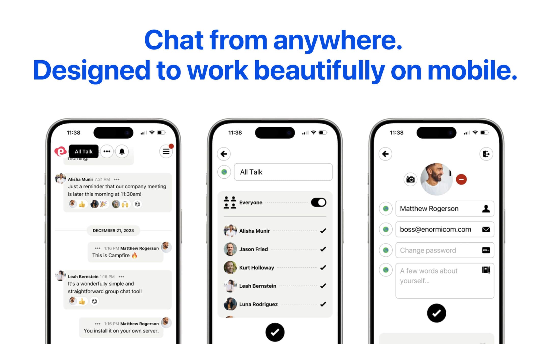 Screenshot 2 of Campfire app on Umbrel App Store