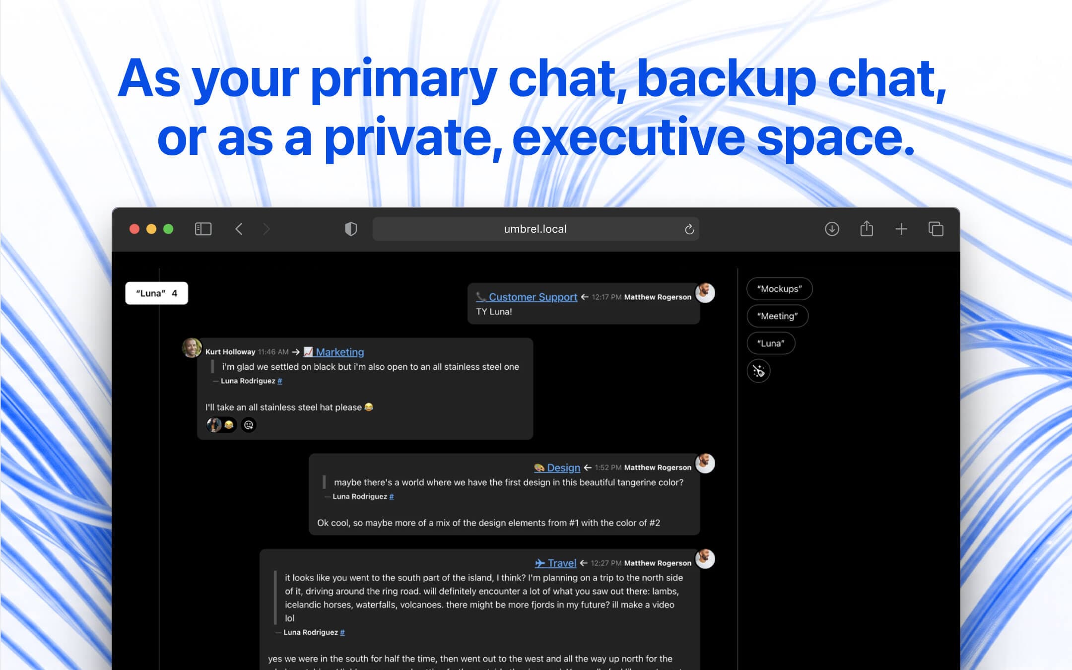 Screenshot 3 of Campfire app on Umbrel App Store
