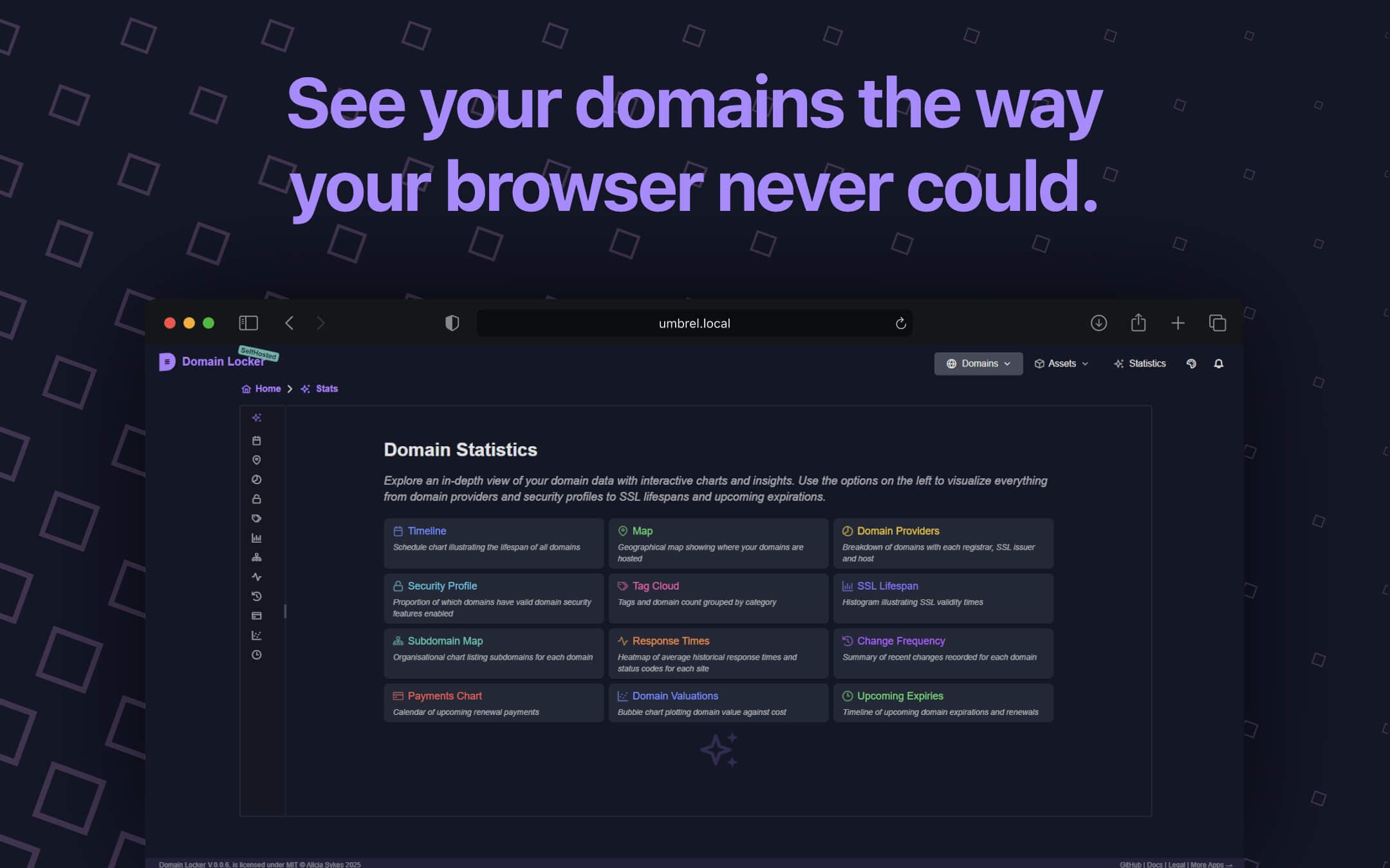 Screenshot 4 of Domain Locker app on Umbrel App Store