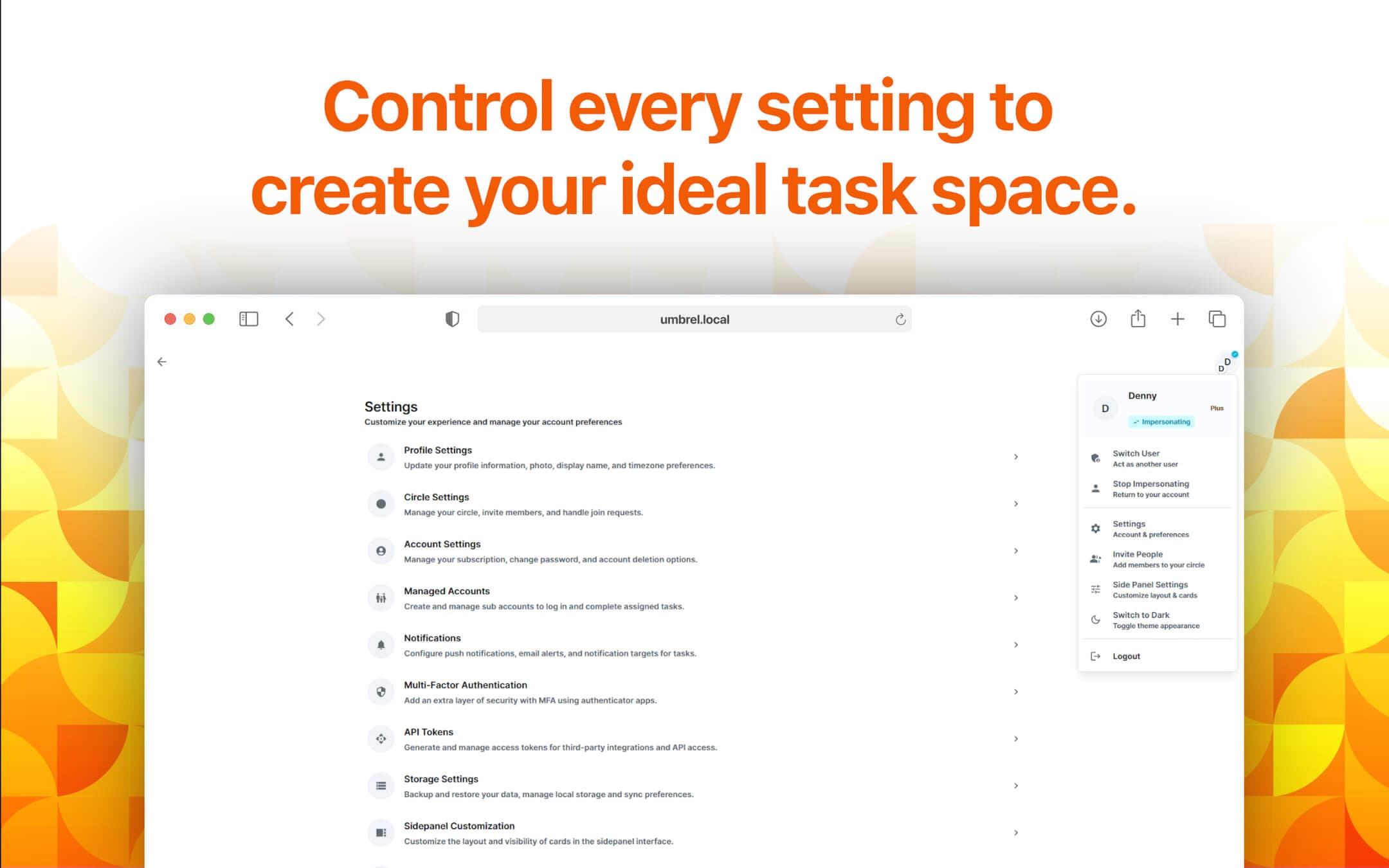 Screenshot 5 of Donetick app on Umbrel App Store