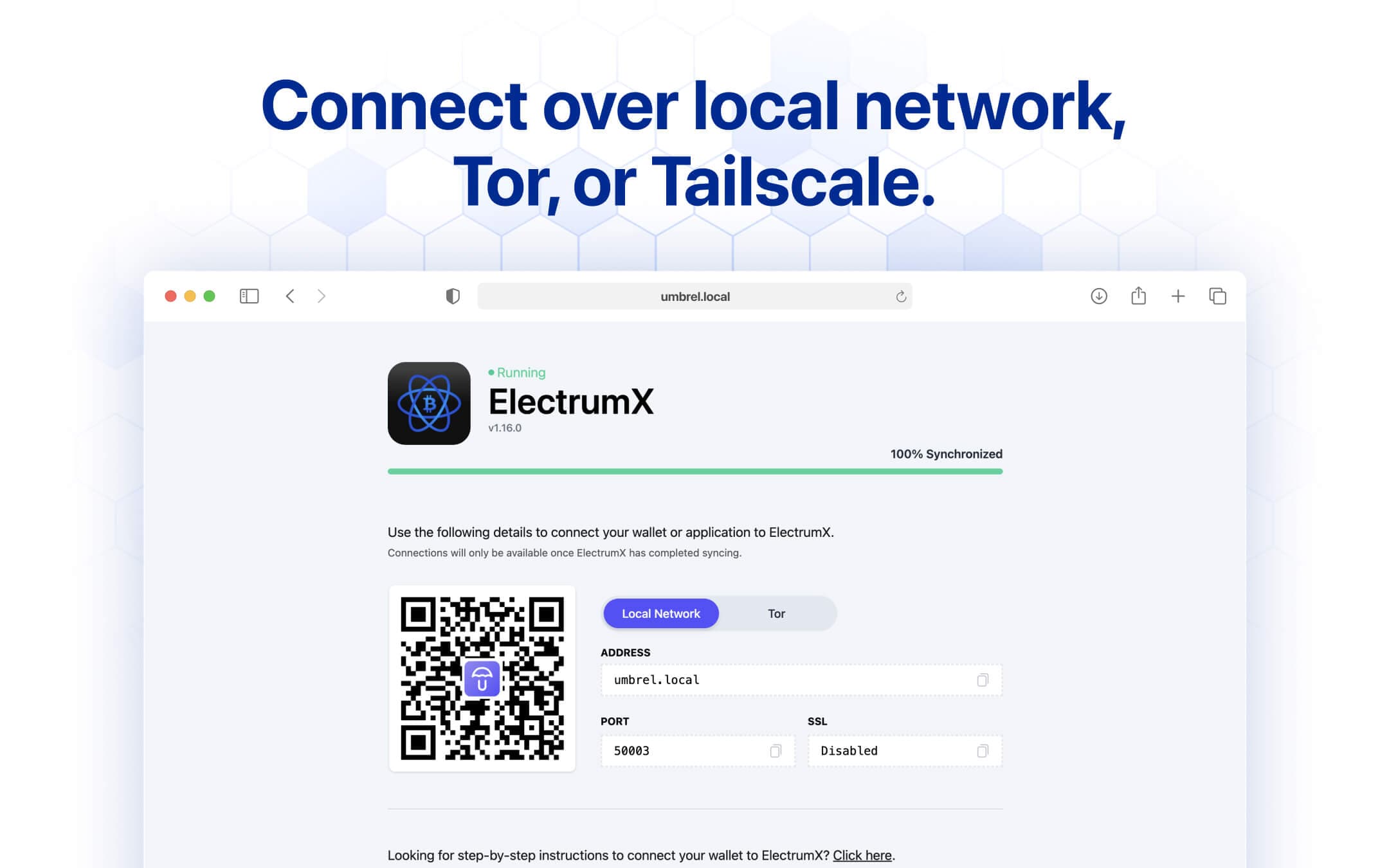 Screenshot 3 of ElectrumX app on Umbrel App Store