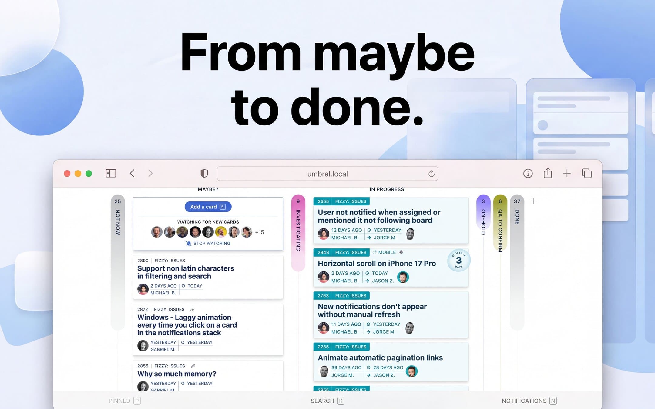 Screenshot 5 of Fizzy app on Umbrel App Store