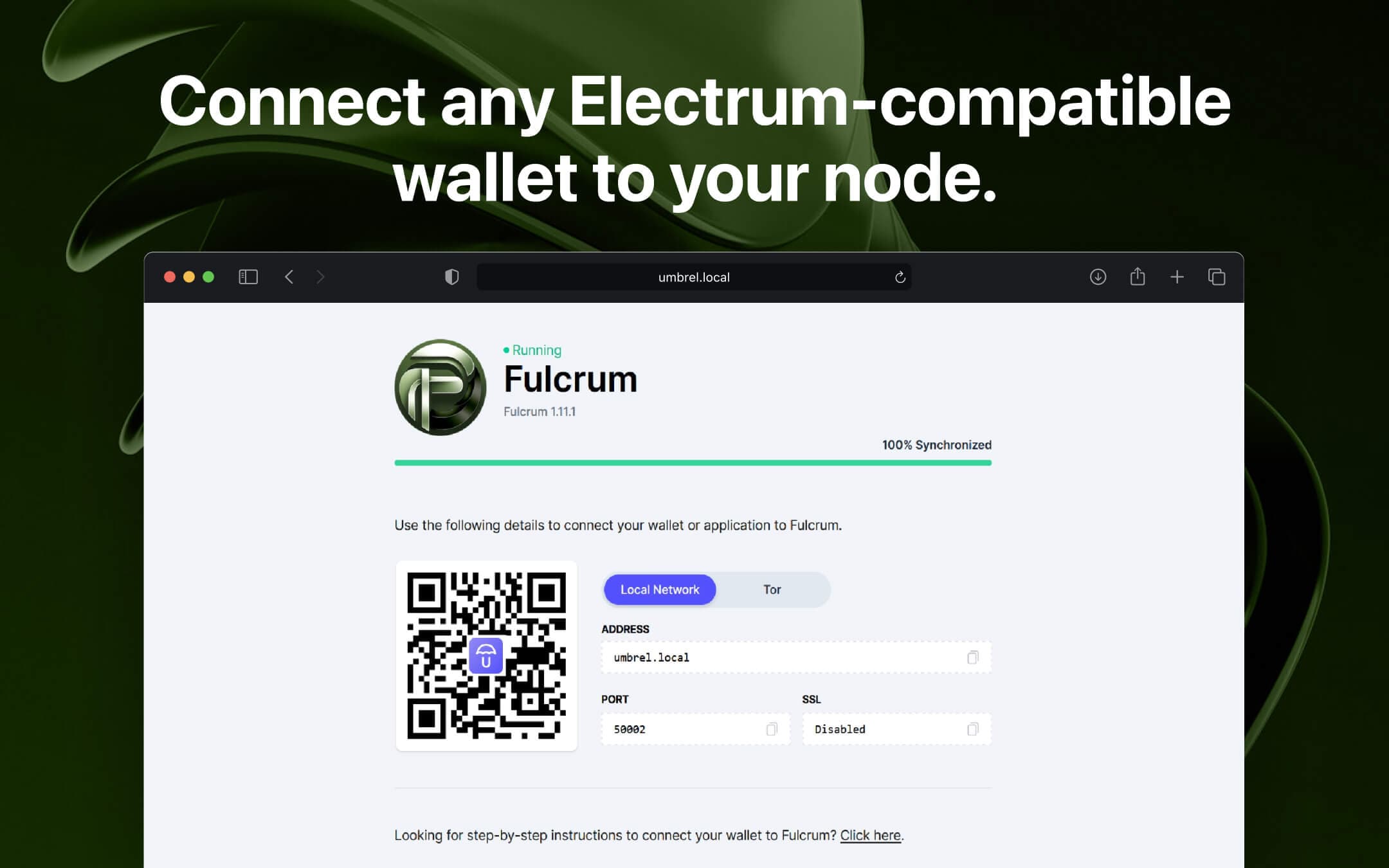 Screenshot 2 of Fulcrum app on Umbrel App Store