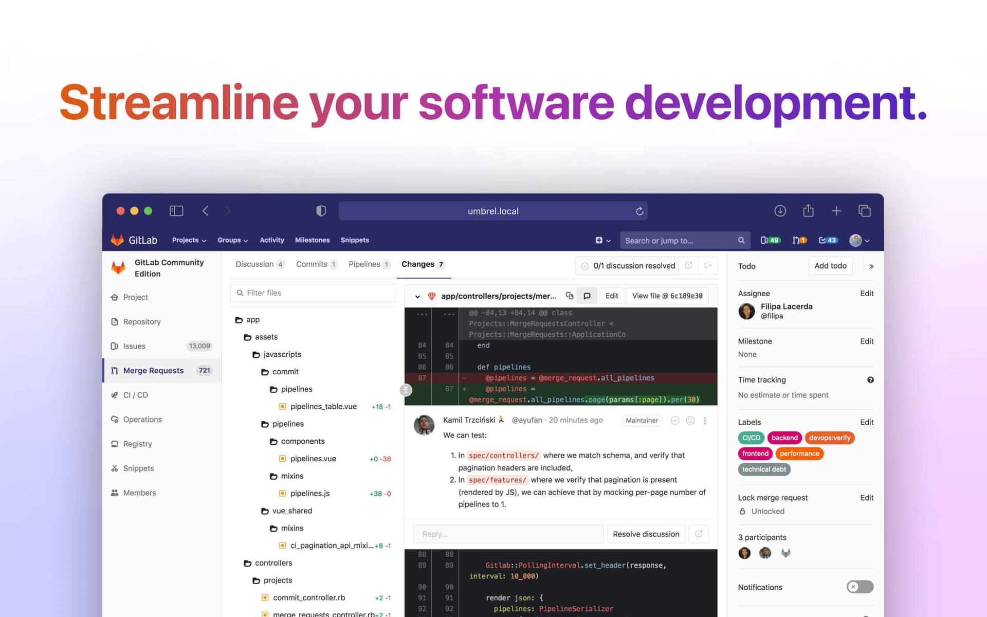 GitLab | Umbrel App Store