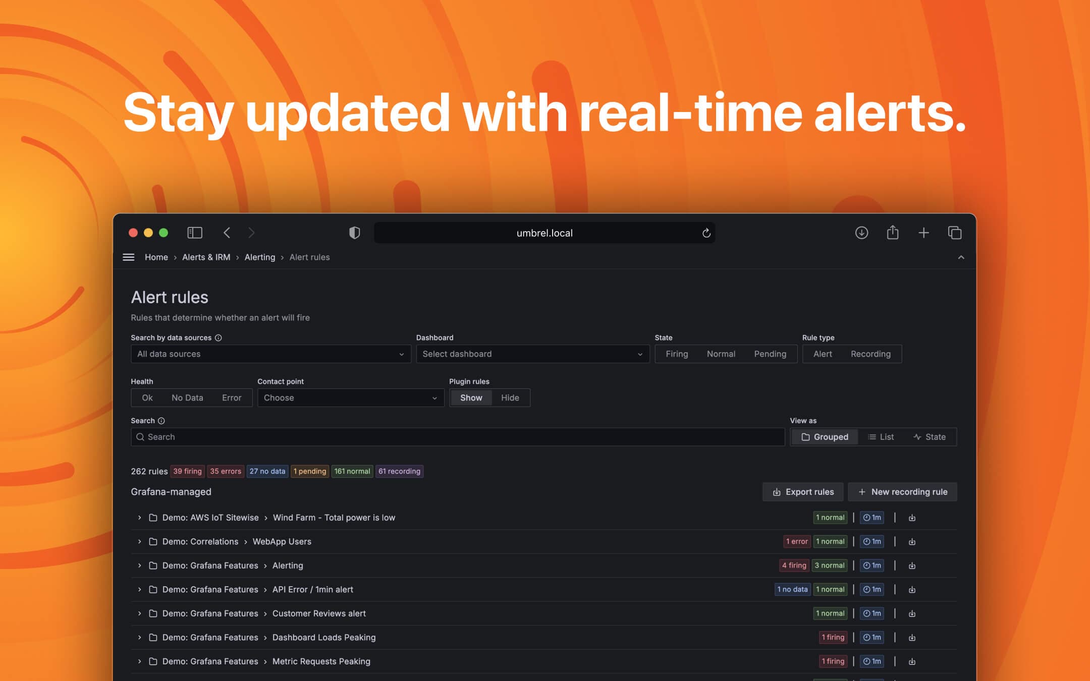 Screenshot 3 of Grafana app on Umbrel App Store