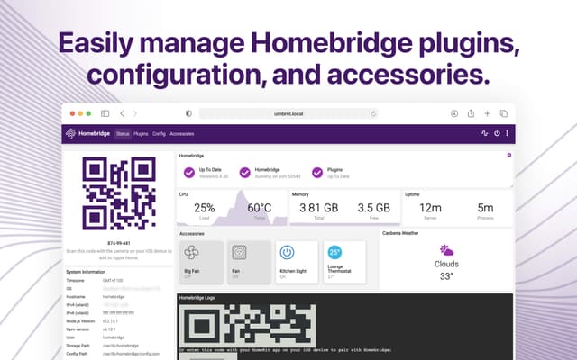 Homebridge | Umbrel App Store