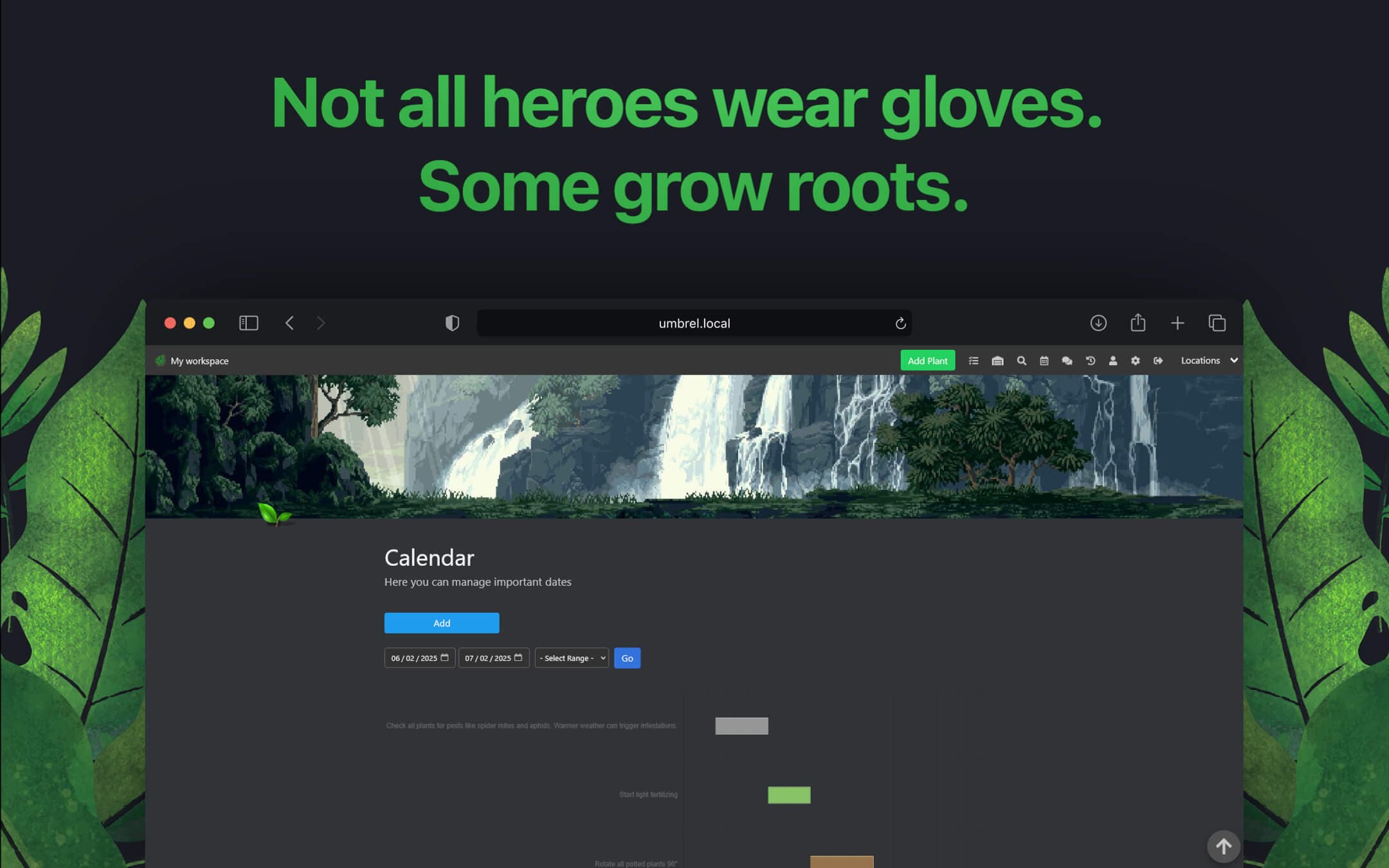 Screenshot 4 of HortusFox app on Umbrel App Store