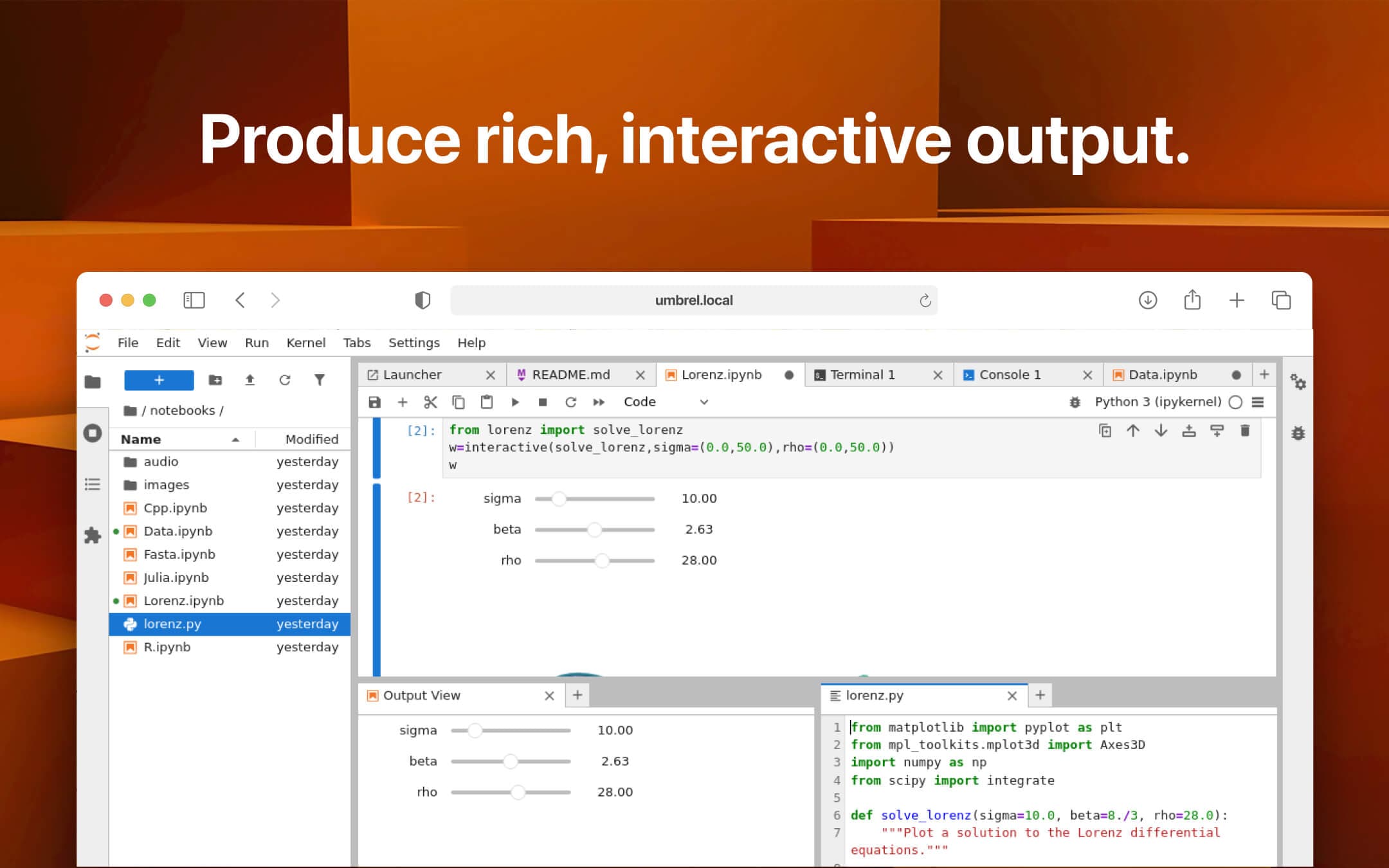 Screenshot 3 of JupyterLab app on Umbrel App Store