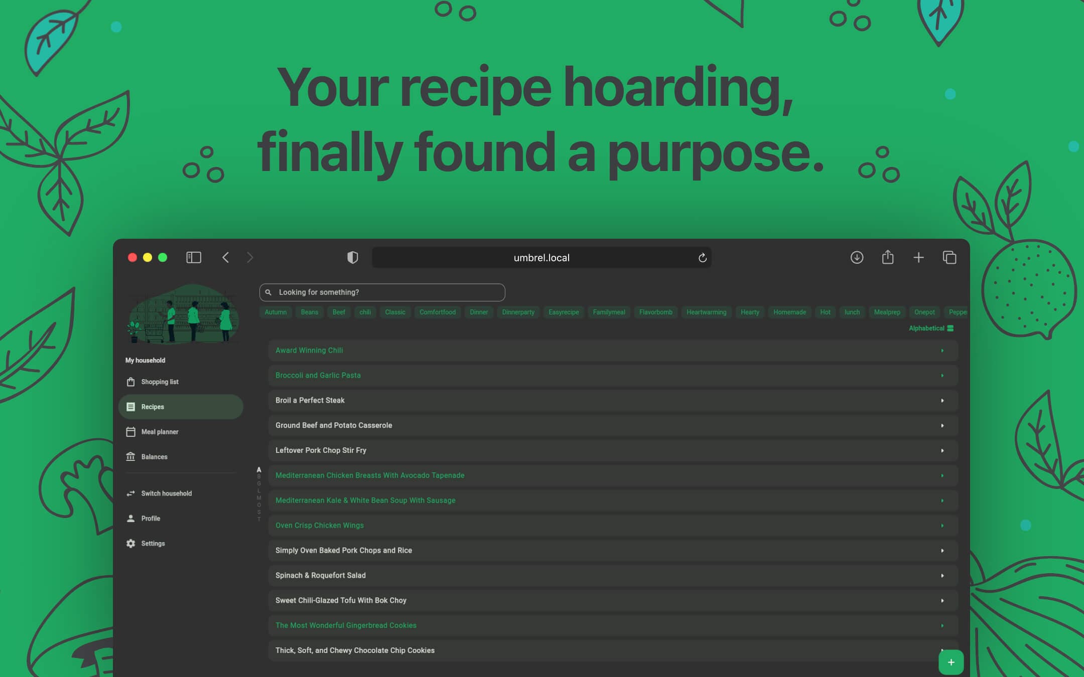 Screenshot 4 of KitchenOwl app on Umbrel App Store