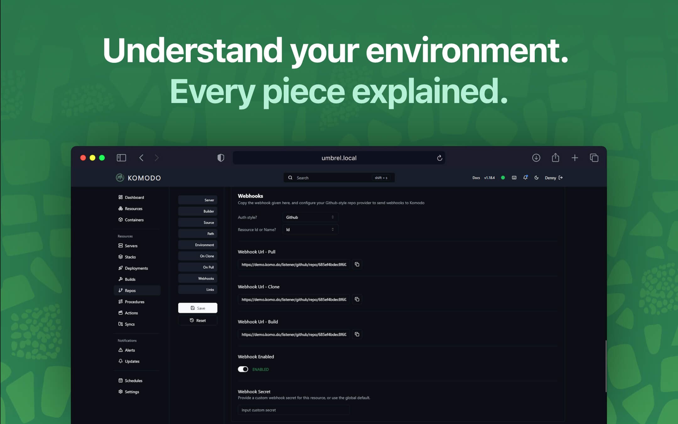 Screenshot 4 of Komodo app on Umbrel App Store