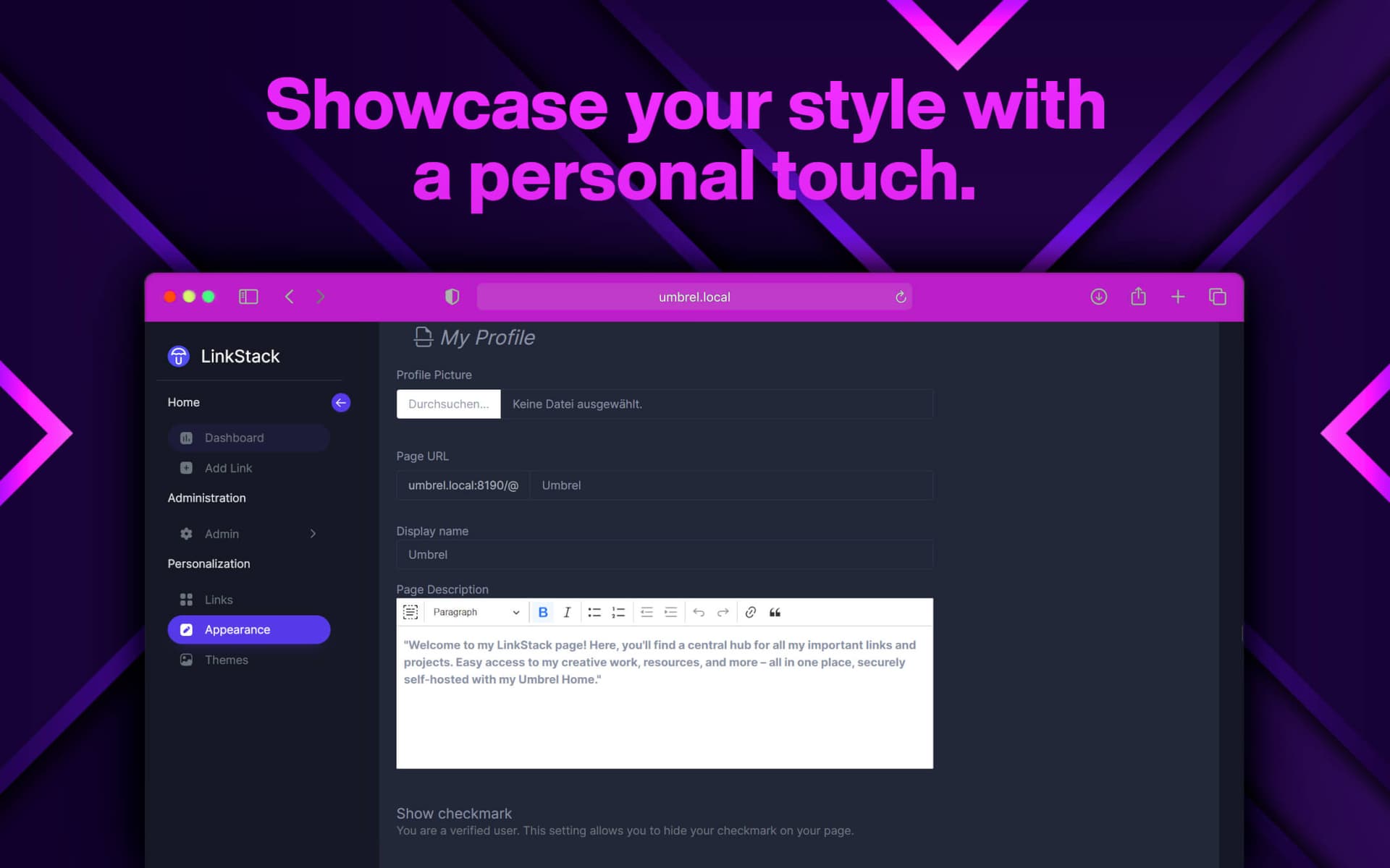 LinkStack | Umbrel App Store