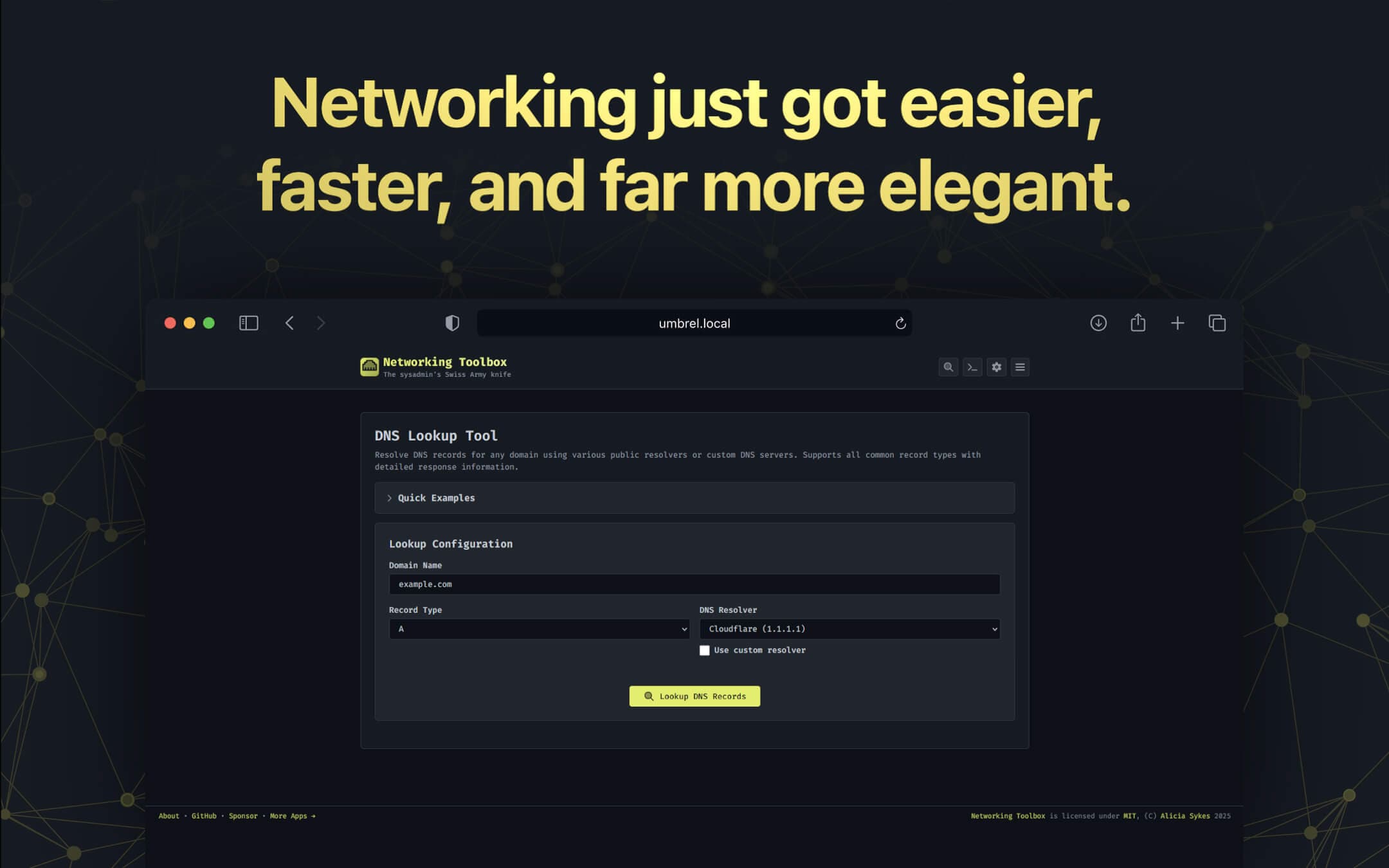 Screenshot 6 of Networking Toolbox app on Umbrel App Store