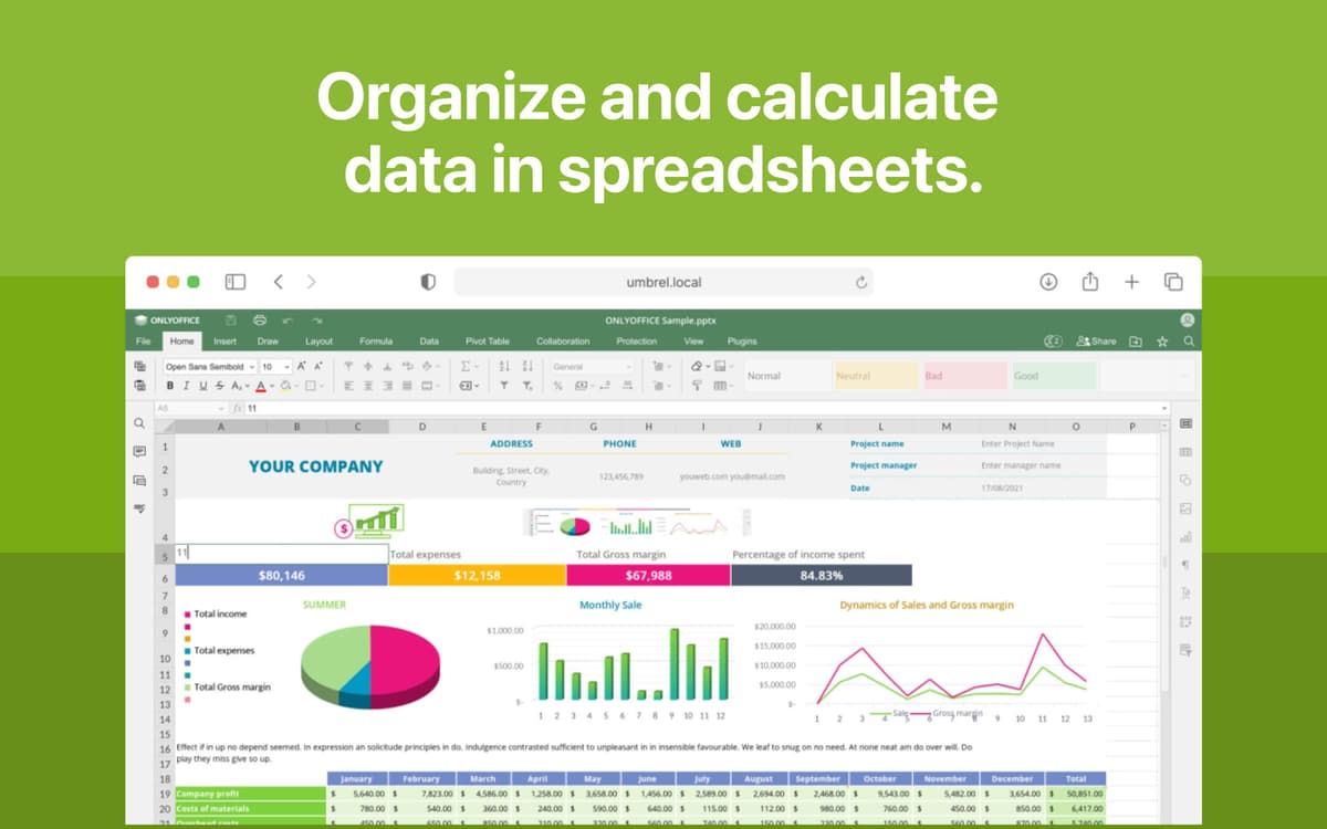 ONLYOFFICE Docs | Umbrel App Store