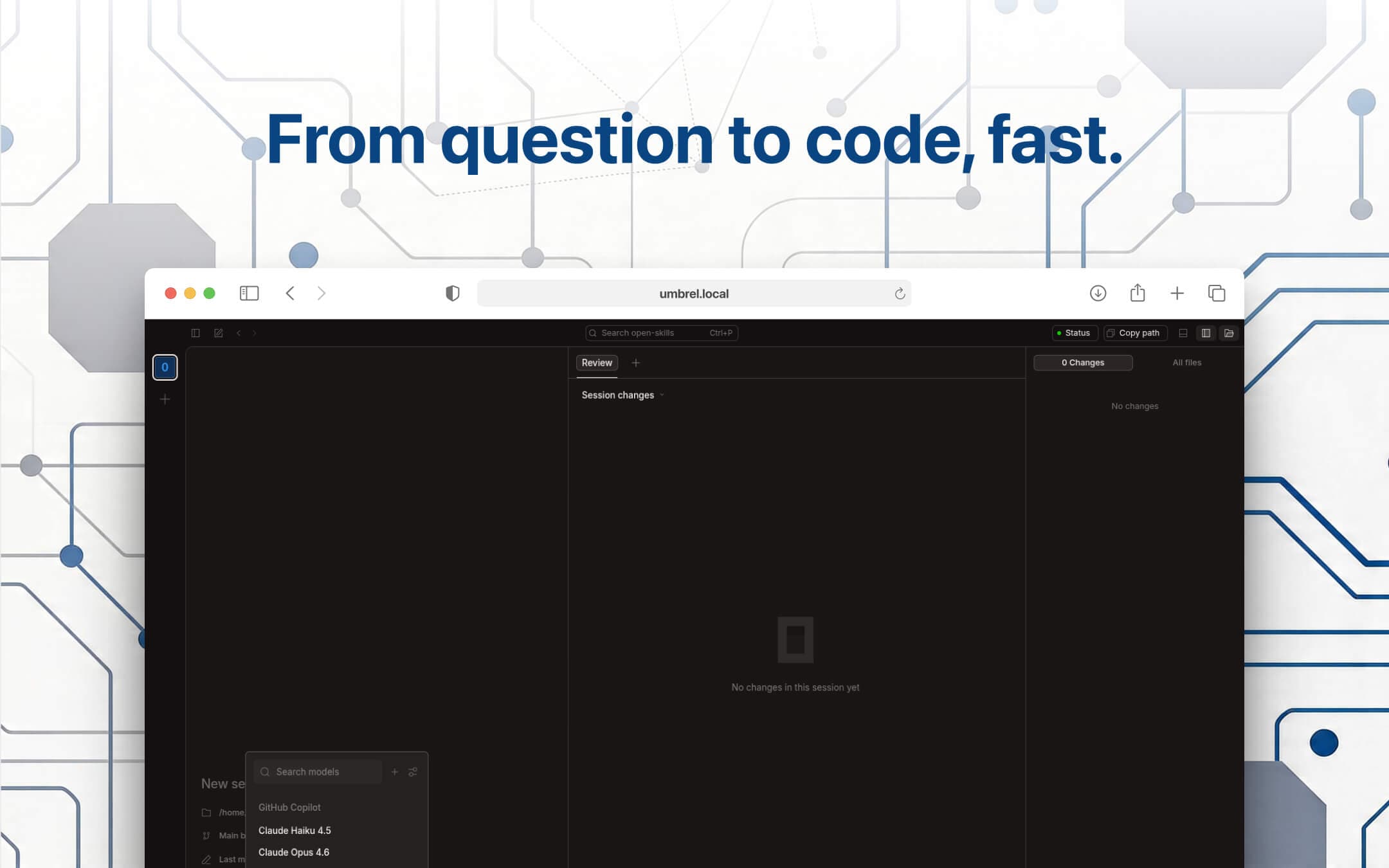 Screenshot 3 of OpenCode app on Umbrel App Store