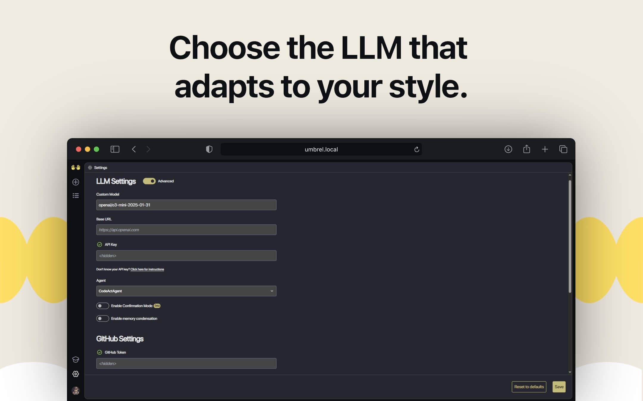 Screenshot 3 of OpenHands app on Umbrel App Store