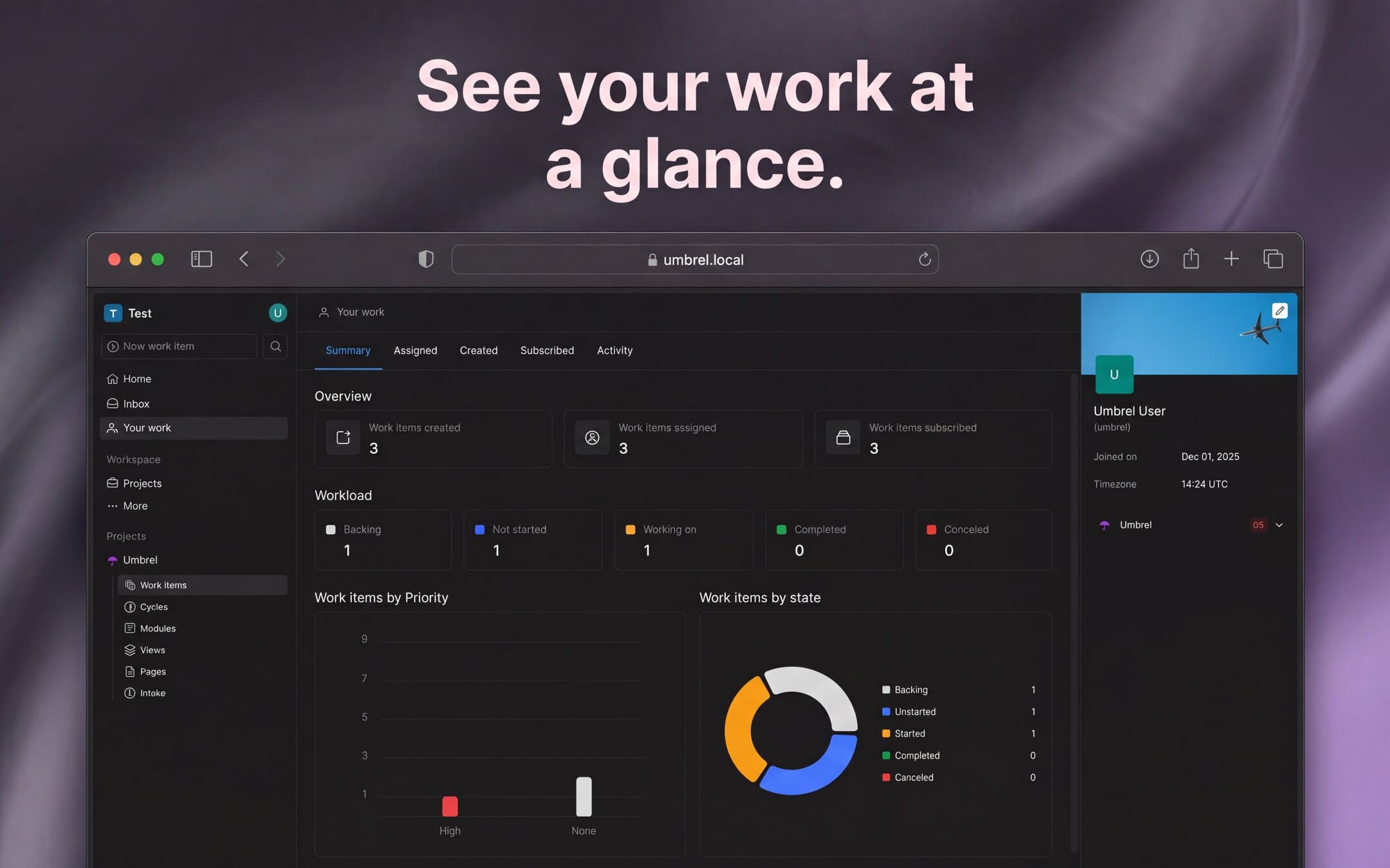 Screenshot 3 of Plane app on Umbrel App Store