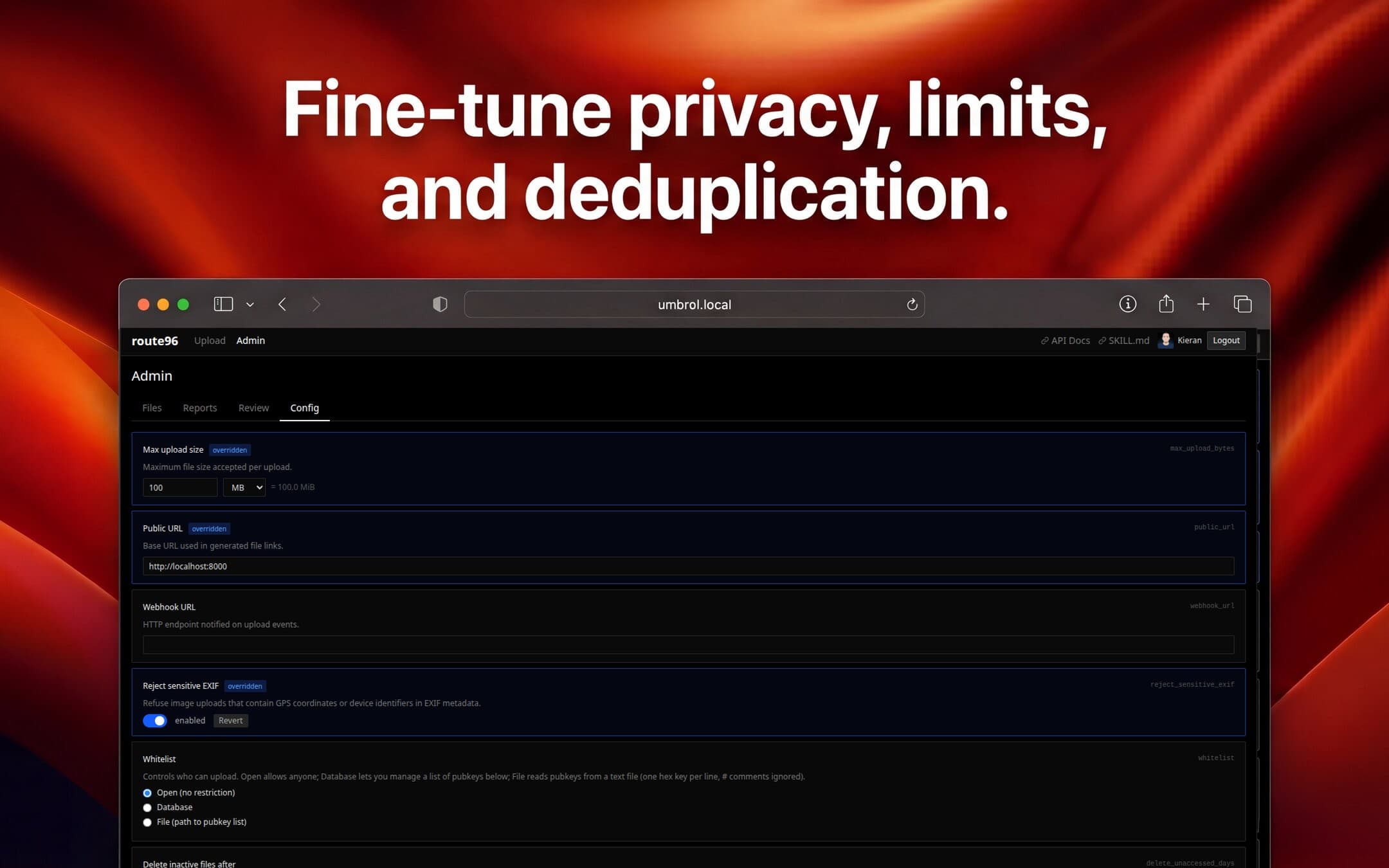 Screenshot 2 of Route96 app on Umbrel App Store