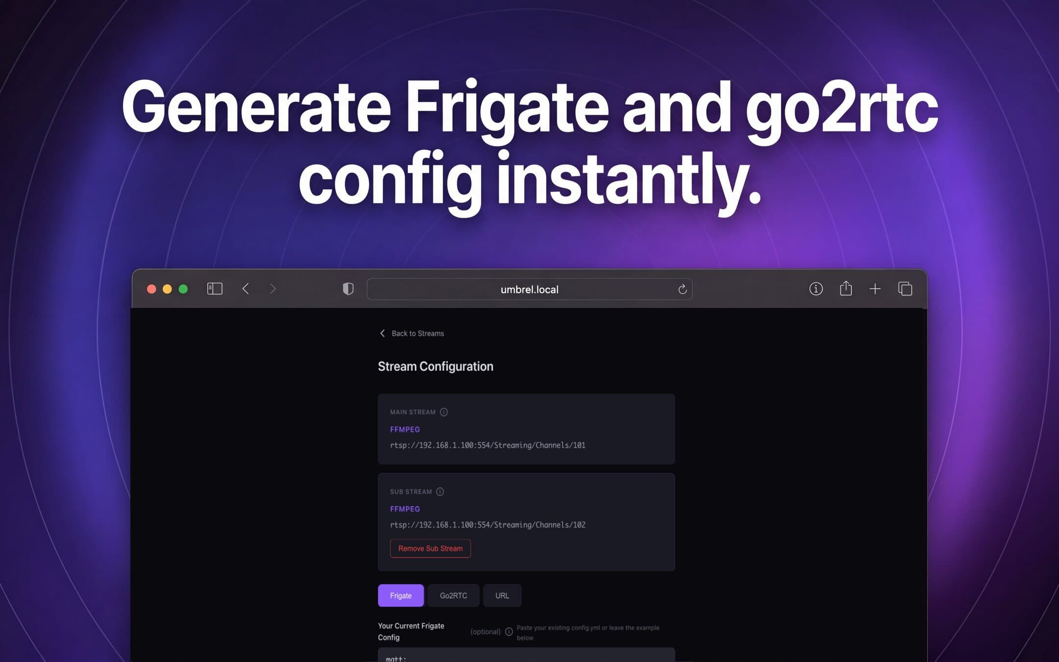 Screenshot 5 of Strix app on Umbrel App Store