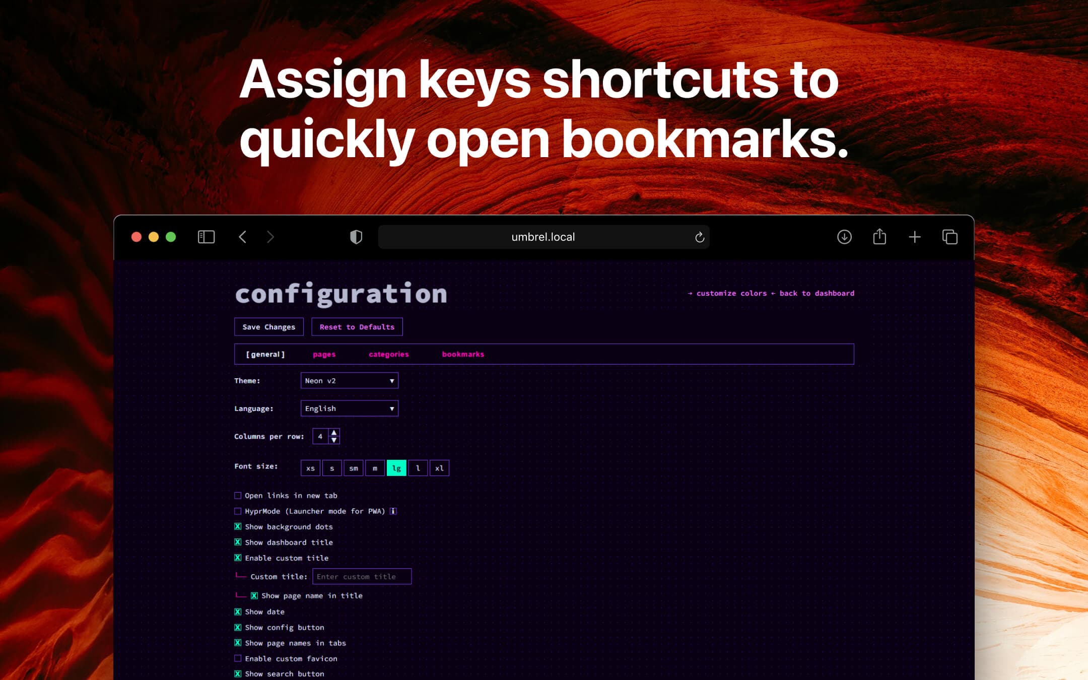 Screenshot 3 of ThinkDashboard app on Umbrel App Store