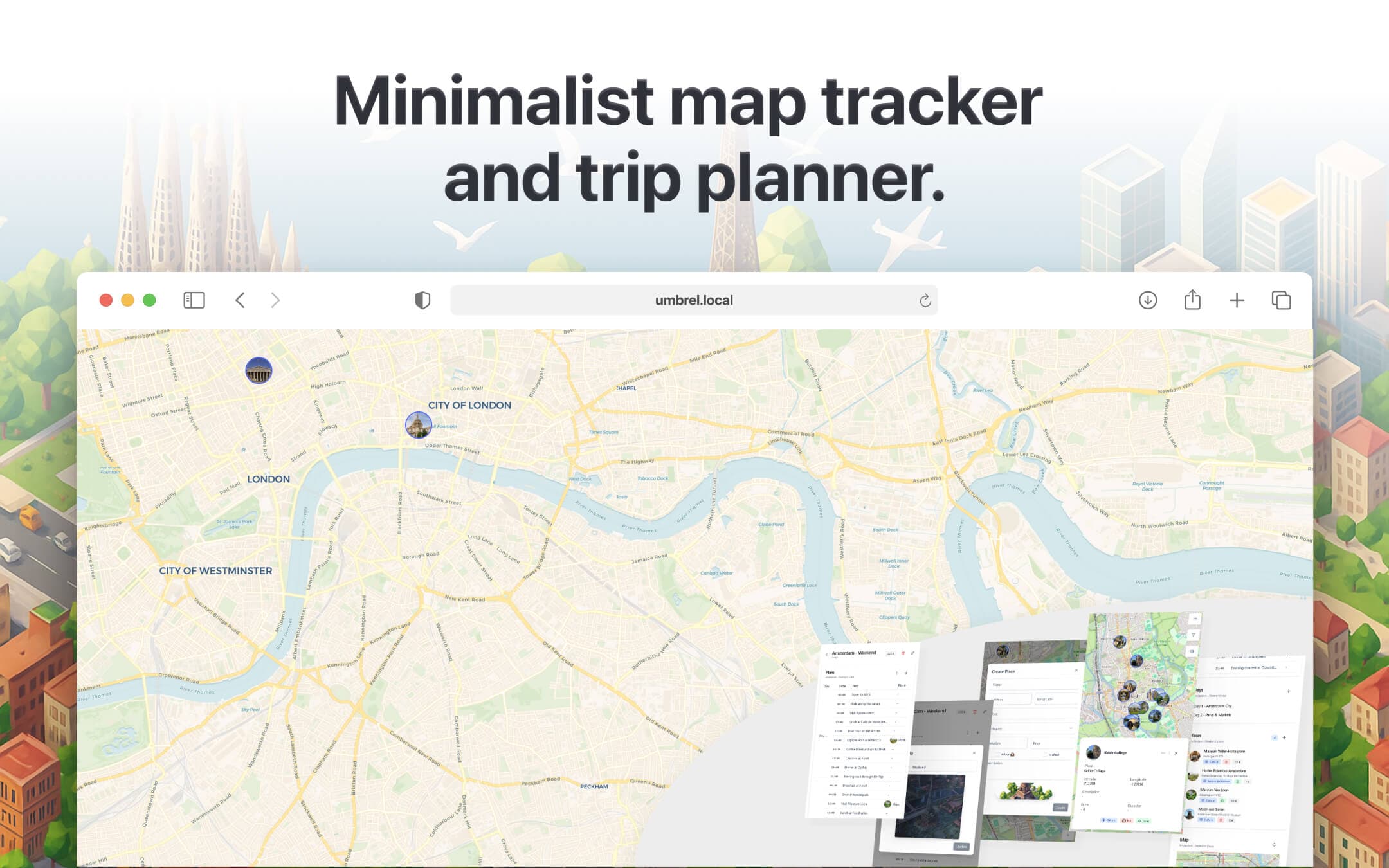 Screenshot 1 of Trip app on Umbrel App Store