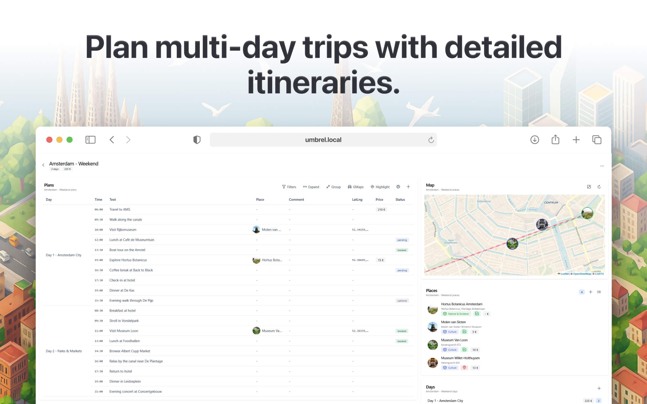Screenshot 4 of Trip app on Umbrel App Store
