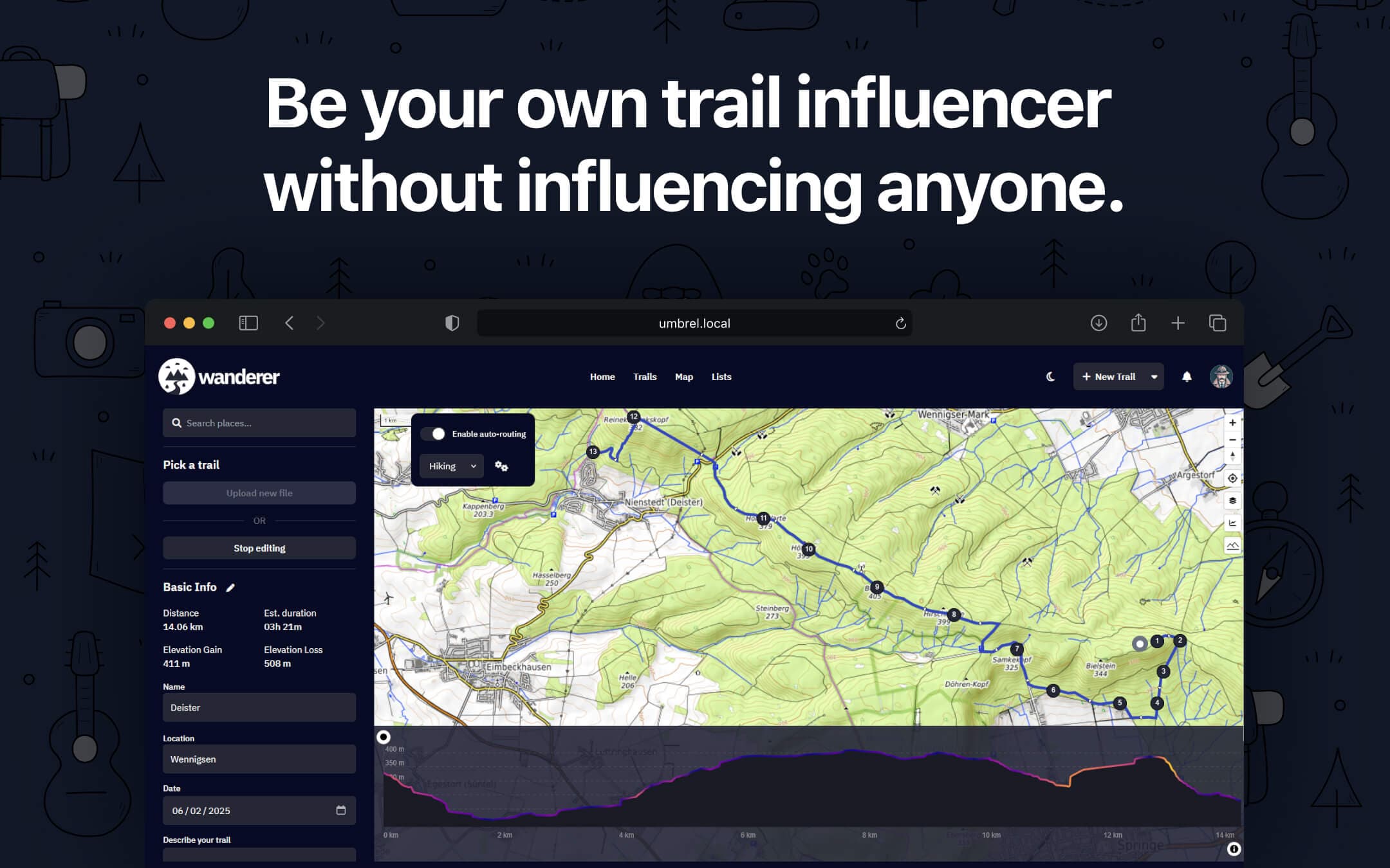 Screenshot 4 of Wanderer app on Umbrel App Store