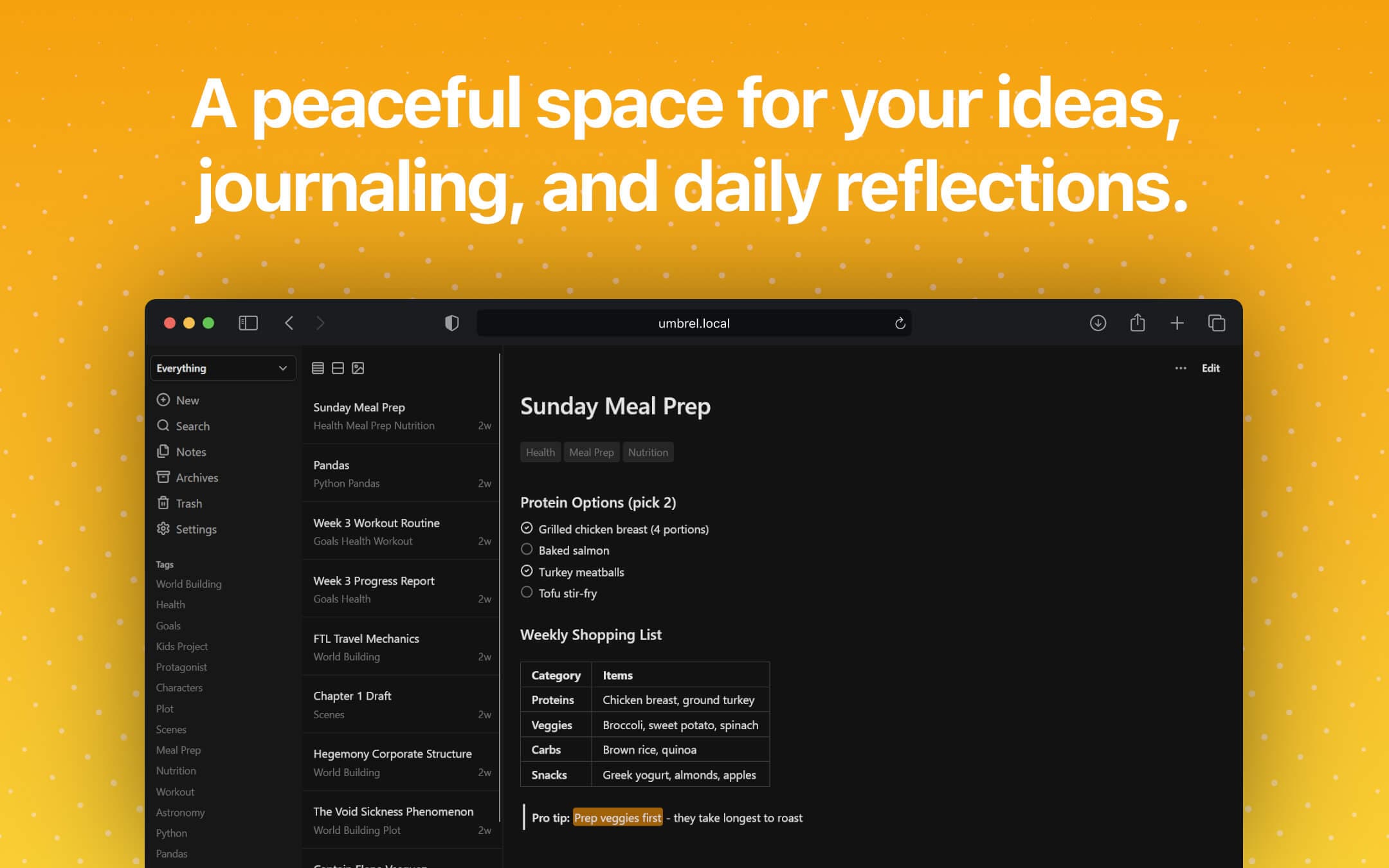 Screenshot 3 of Zen app on Umbrel App Store