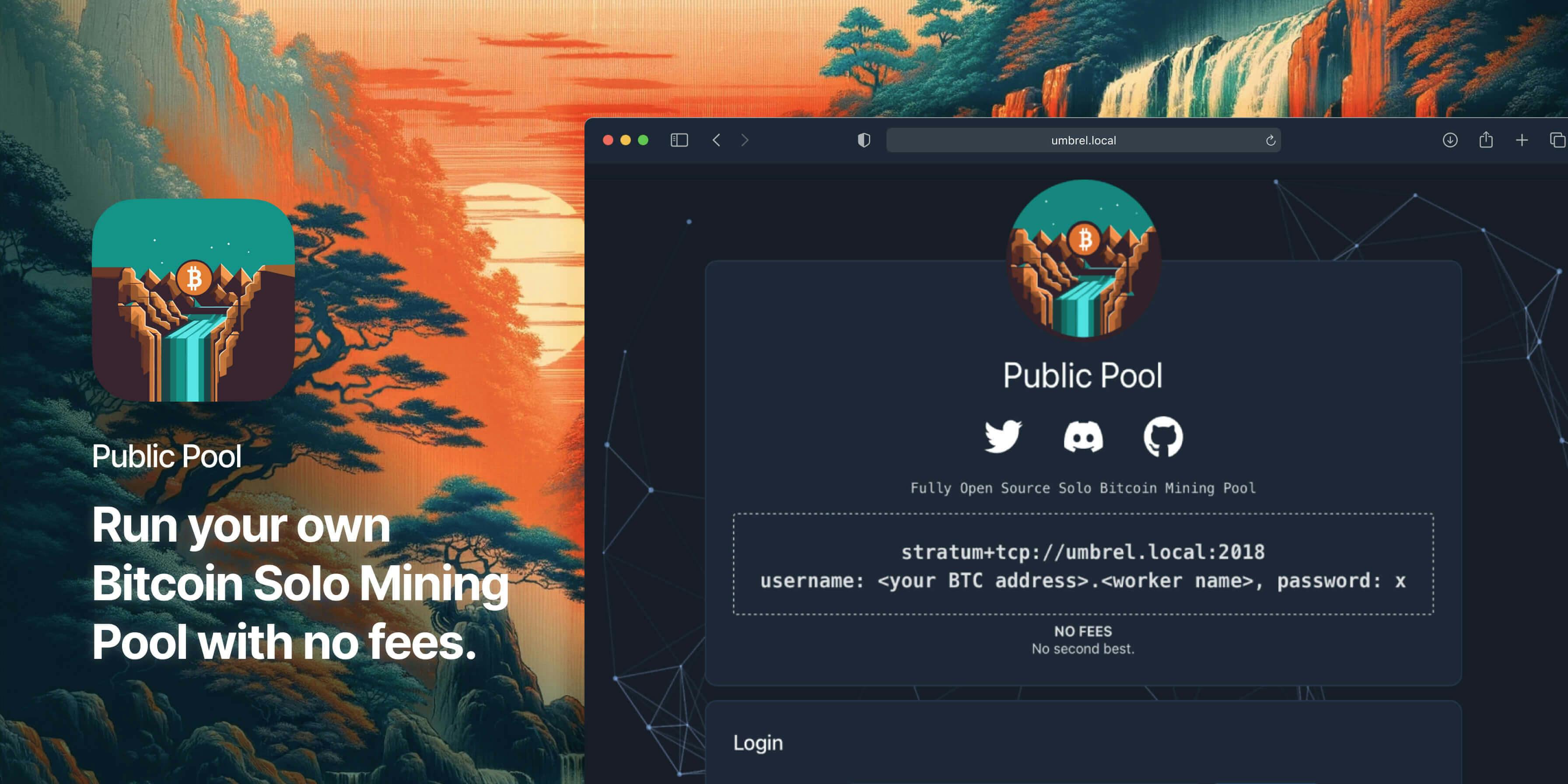 Download Public Pool on the Umbrel App Store