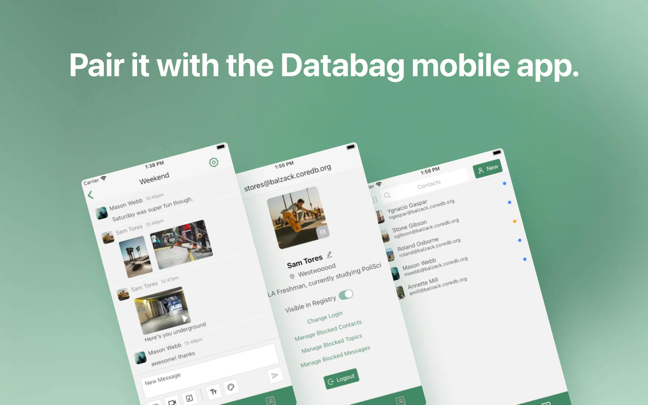 Screenshot 2 of Databag app on Umbrel App Store