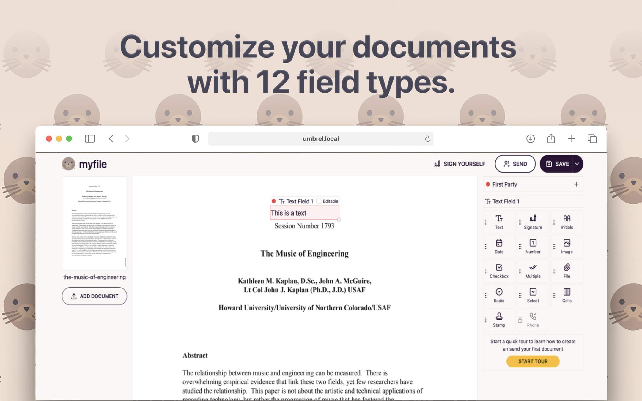 Screenshot 2 of DocuSeal app on Umbrel App Store