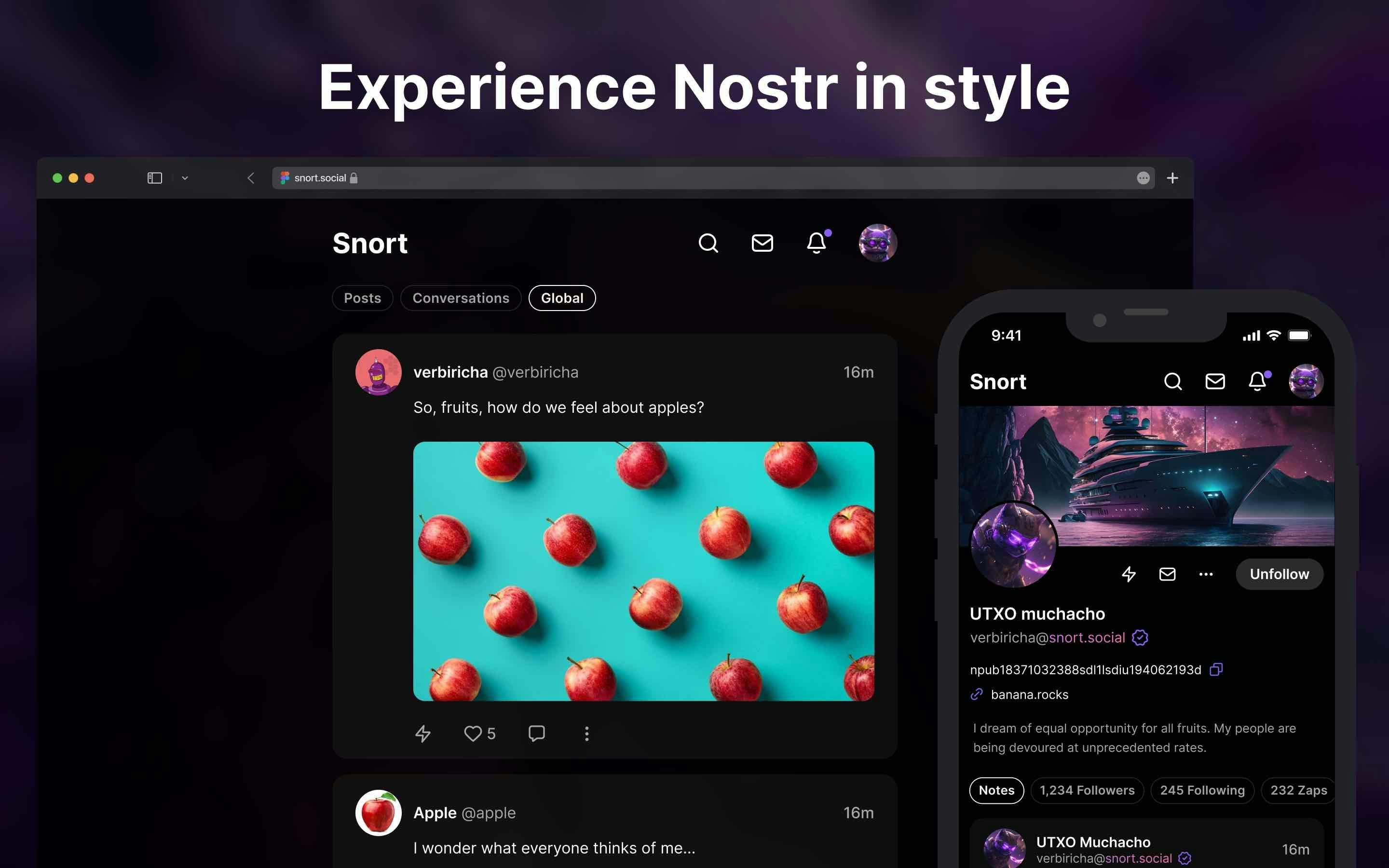 Screenshot 1 of Snort app on Umbrel App Store