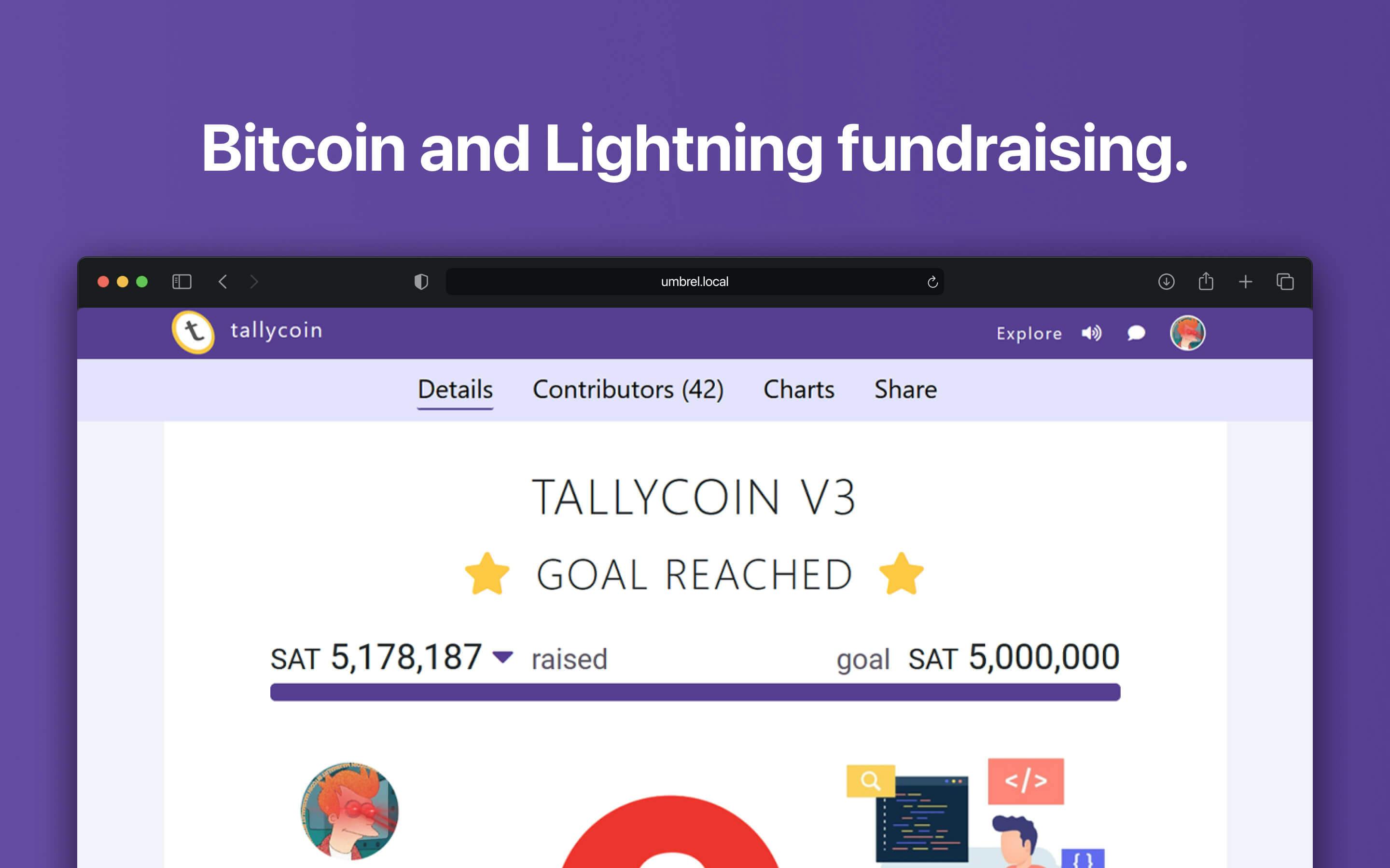 Screenshot 3 of Tallycoin Connect app on Umbrel App Store