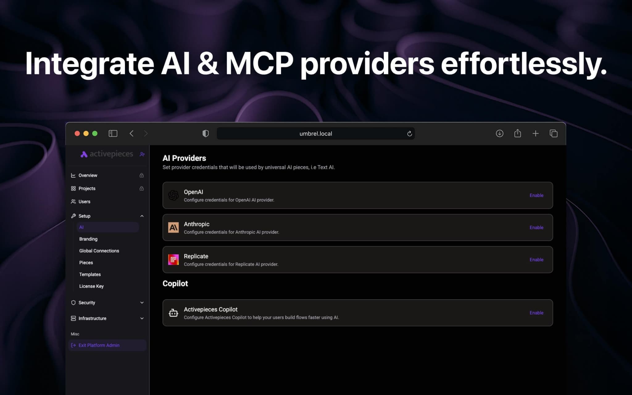 Activepieces | Umbrel App Store