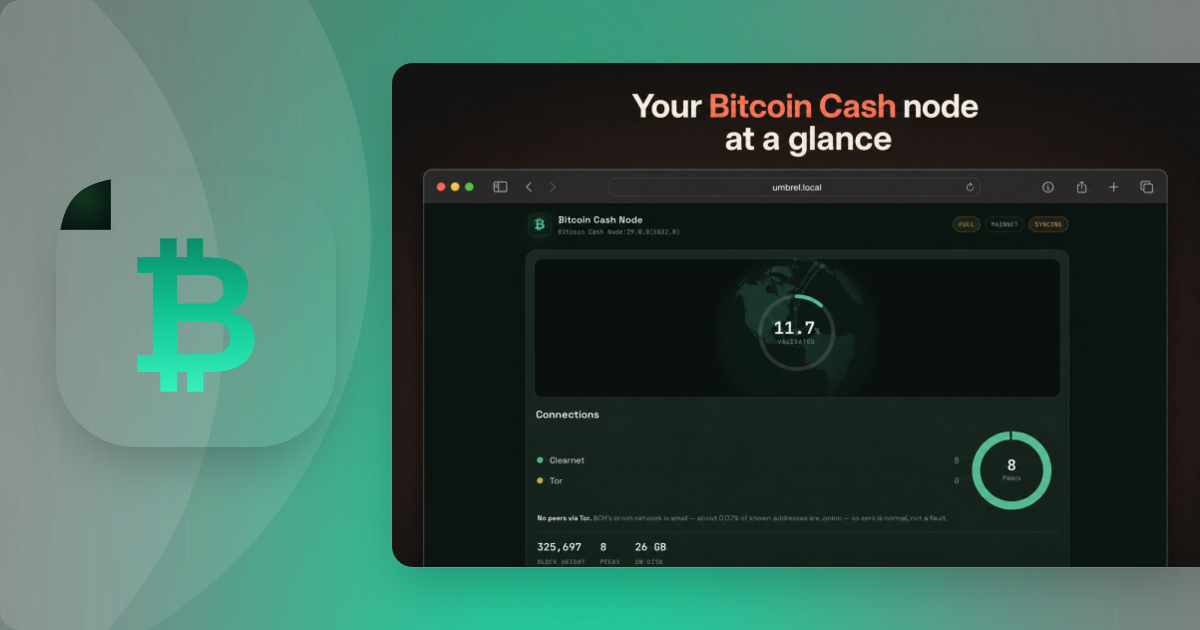 Bitcoin Cash Node | Umbrel App Store