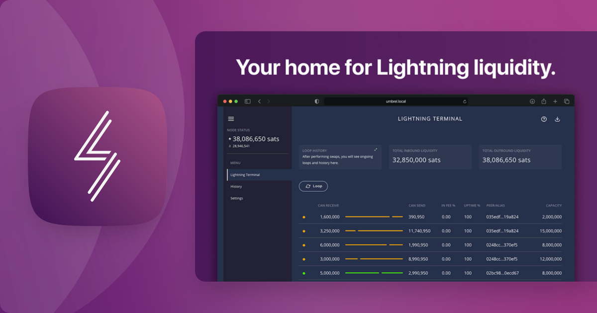 Lightning Terminal | Umbrel App Store