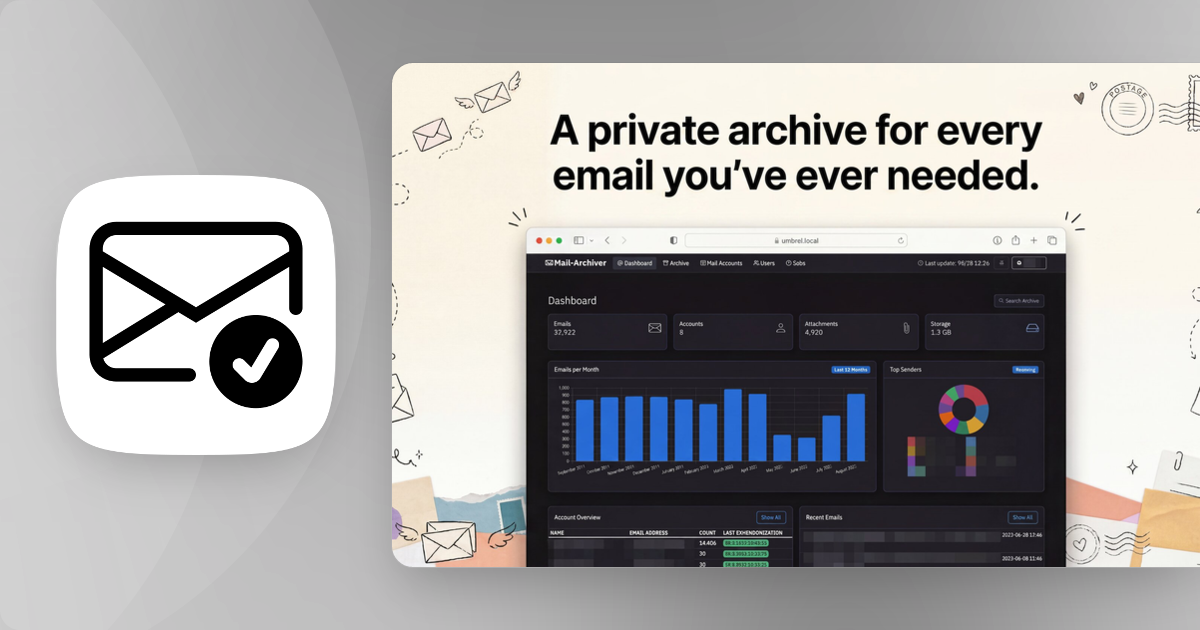 Mail Archiver | Umbrel App Store