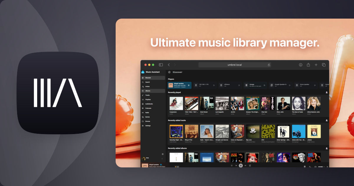Music Assistant | Umbrel App Store