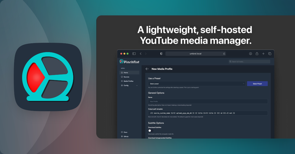 Pinchflat | Umbrel App Store