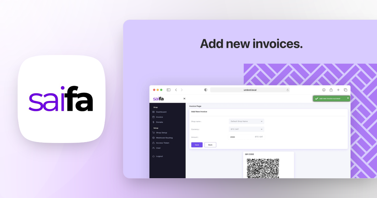 Saifa | Umbrel App Store