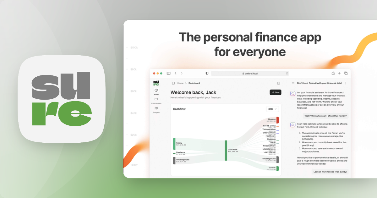 Sure | Umbrel App Store
