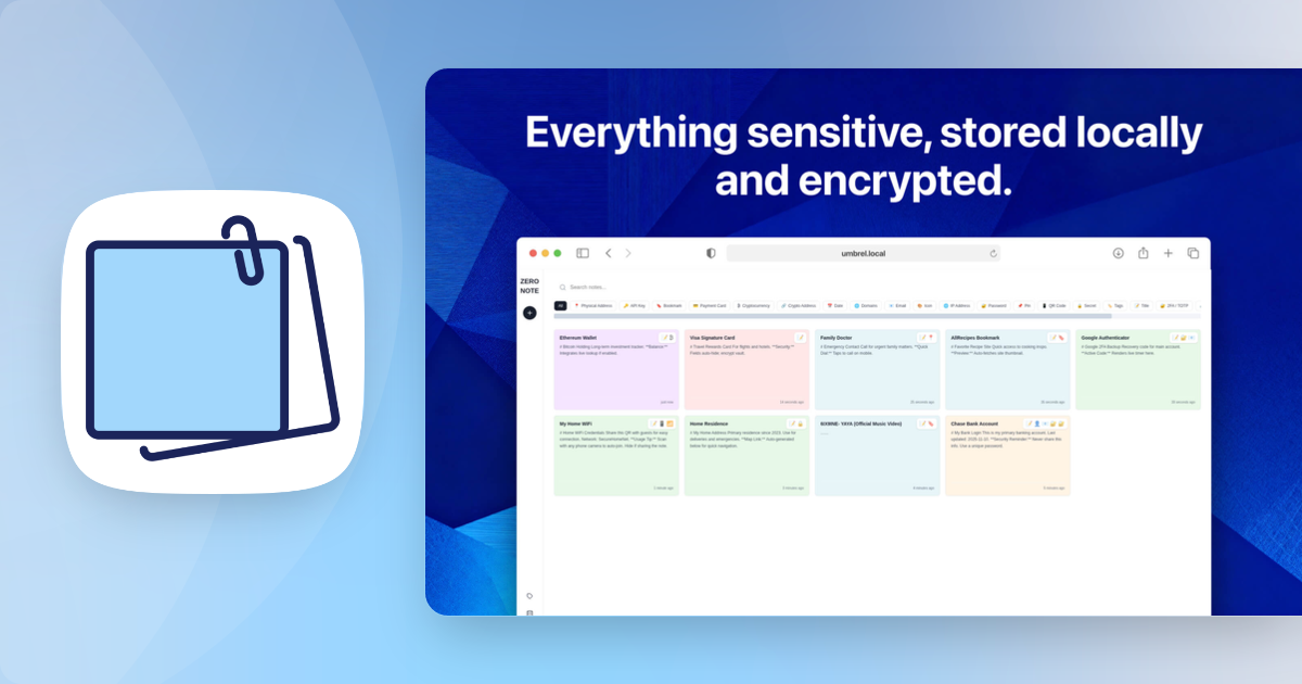 ZeroNote | Umbrel App Store